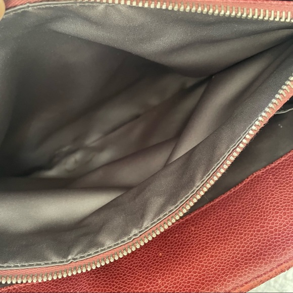 CHANEL Caviar Leather Red Grand Shopping Tote (GST) Bag - Picture 10 of 14